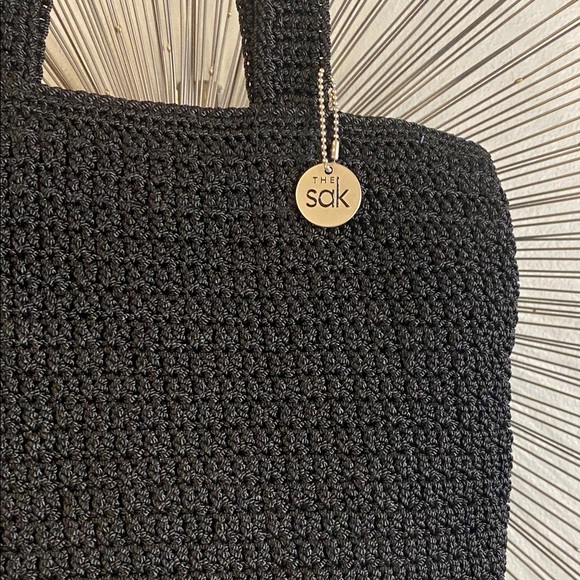 The Sak Shoulder Bag with Cosmetic Bag Woven Crochet + Second Bag - Picture 3 of 8